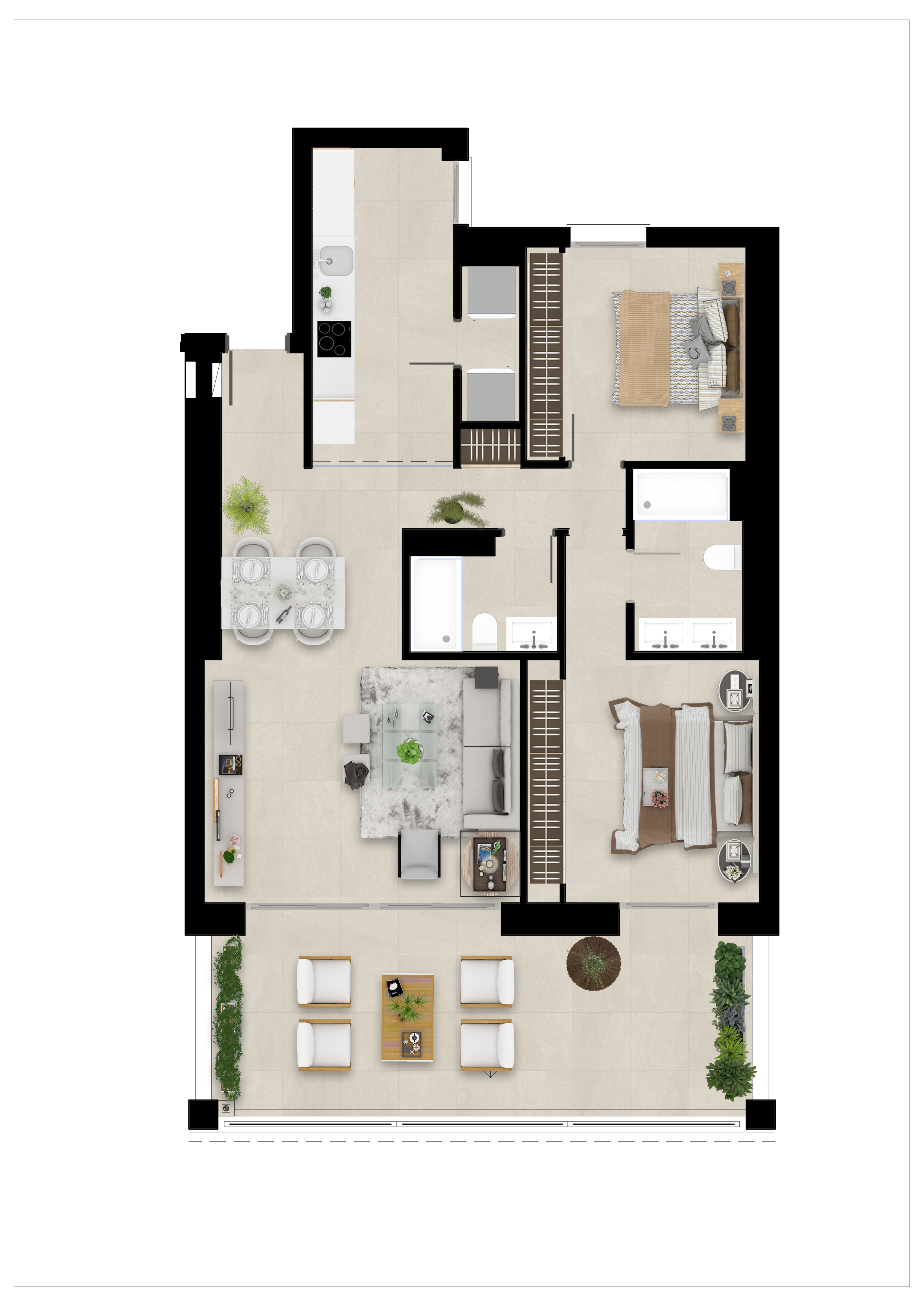 Apartment for sale in San Roque